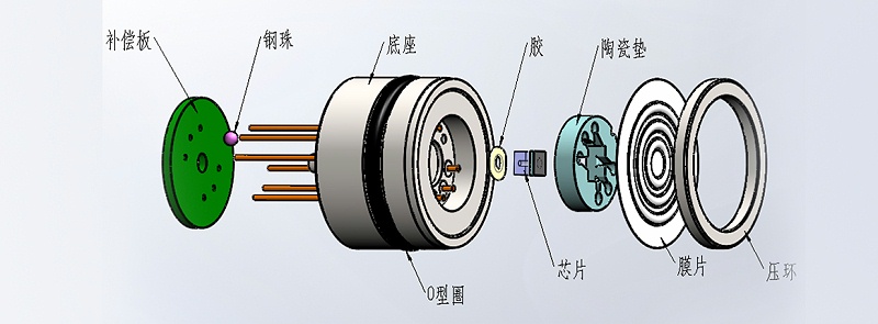 Tip: Internal Structure of Diffused Silicon Pressure sensor