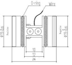 Φ19×27.6mm Differential Pressure Sensor PC10D