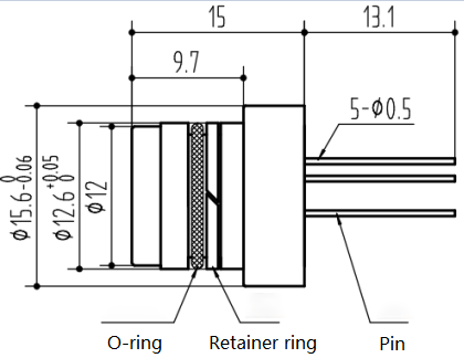 Φ12.6×15mm Industrial Pressure Sensor PC13