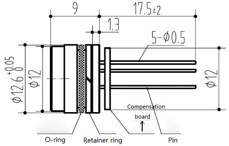 Φ12.6×15mm Industrial Pressure Sensor PC13