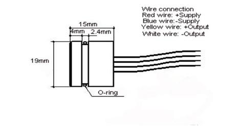 Φ19×14mm Industrial Pressure Sensor X19