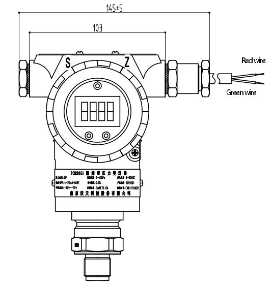 PCM2051-APGP Monocrystalline Silicon Pressure Transmitter