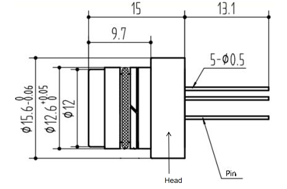 Glass to Metal Seal PC-GS01-Pressure Sensor Headers