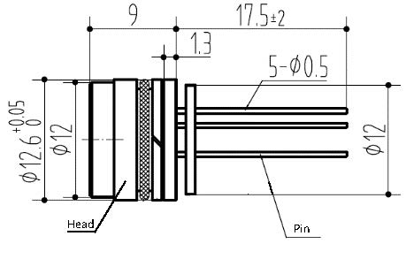 Glass to Metal Seal PC-GS01-Pressure Sensor Headers