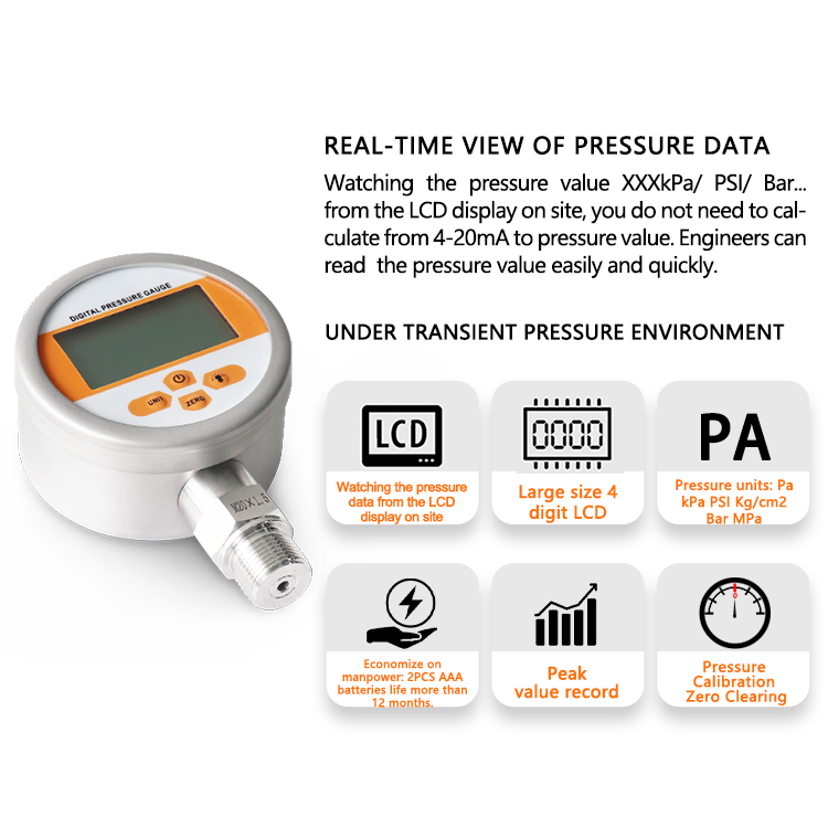 Digital pressure gauge PCM590
