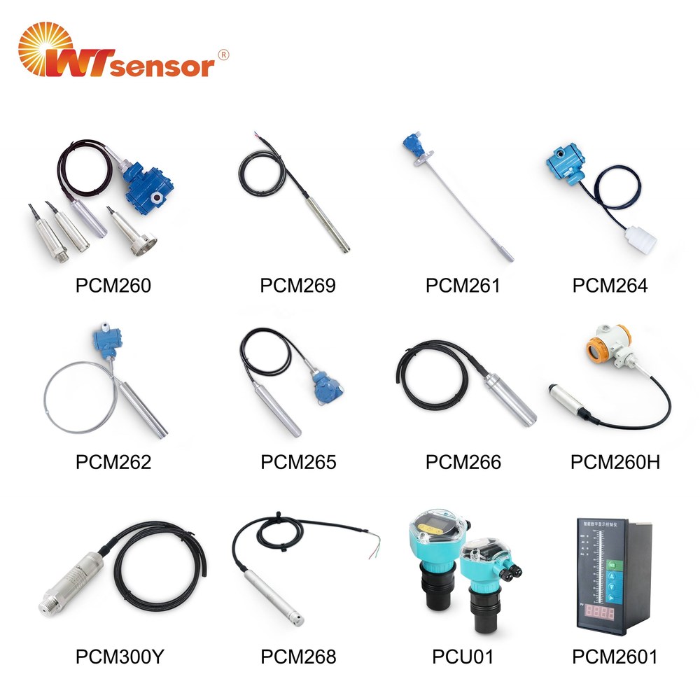 WTsensor submersible level transmitter model range
