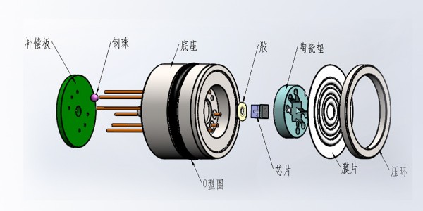 Internal Structure of Diffuse Silicon Pressure sensor