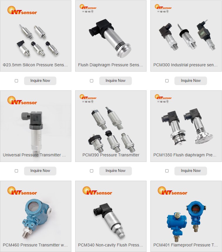 Industrial pressure sensor with diaplay PCM300