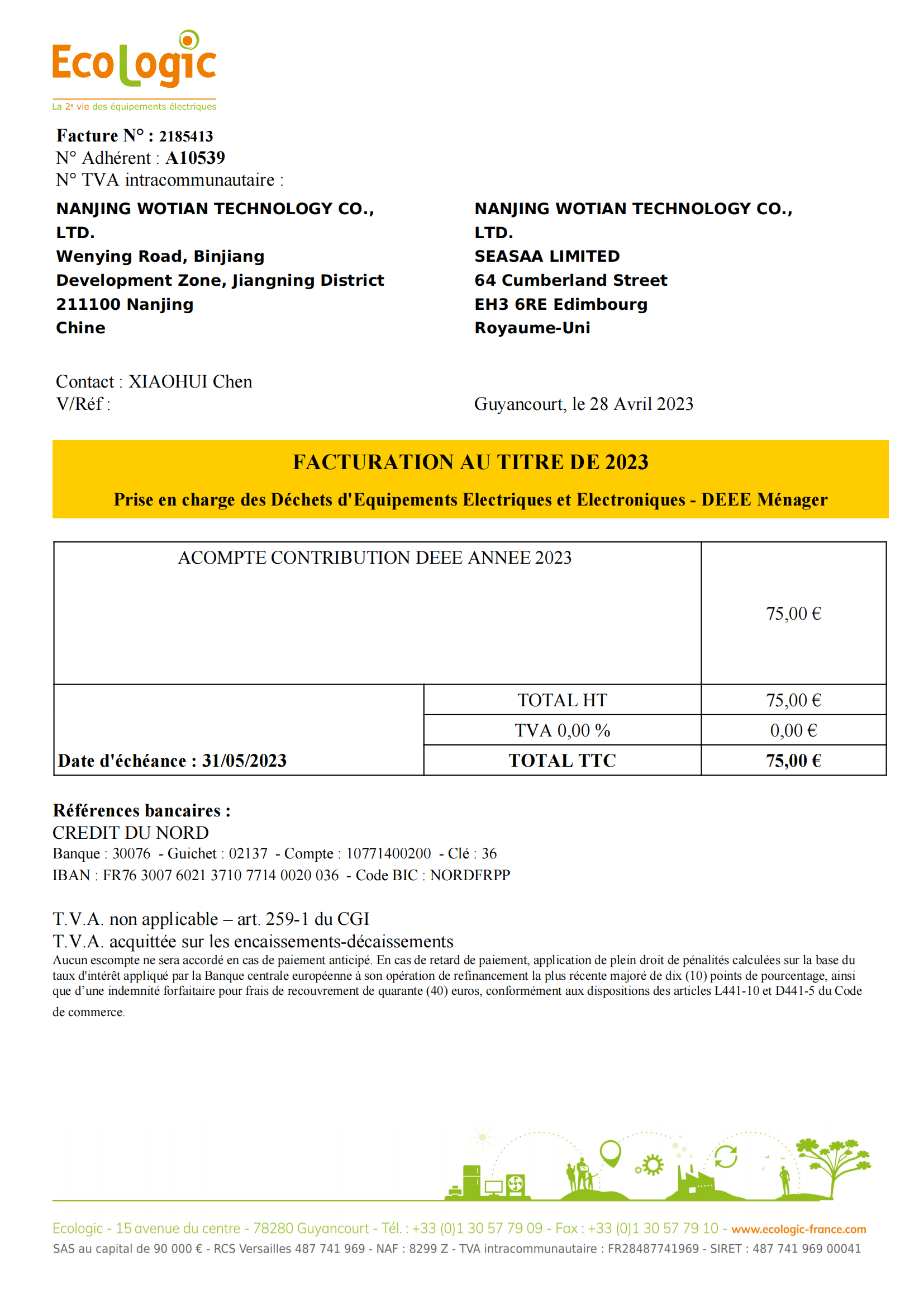 France-weee certificate France-weee certificate