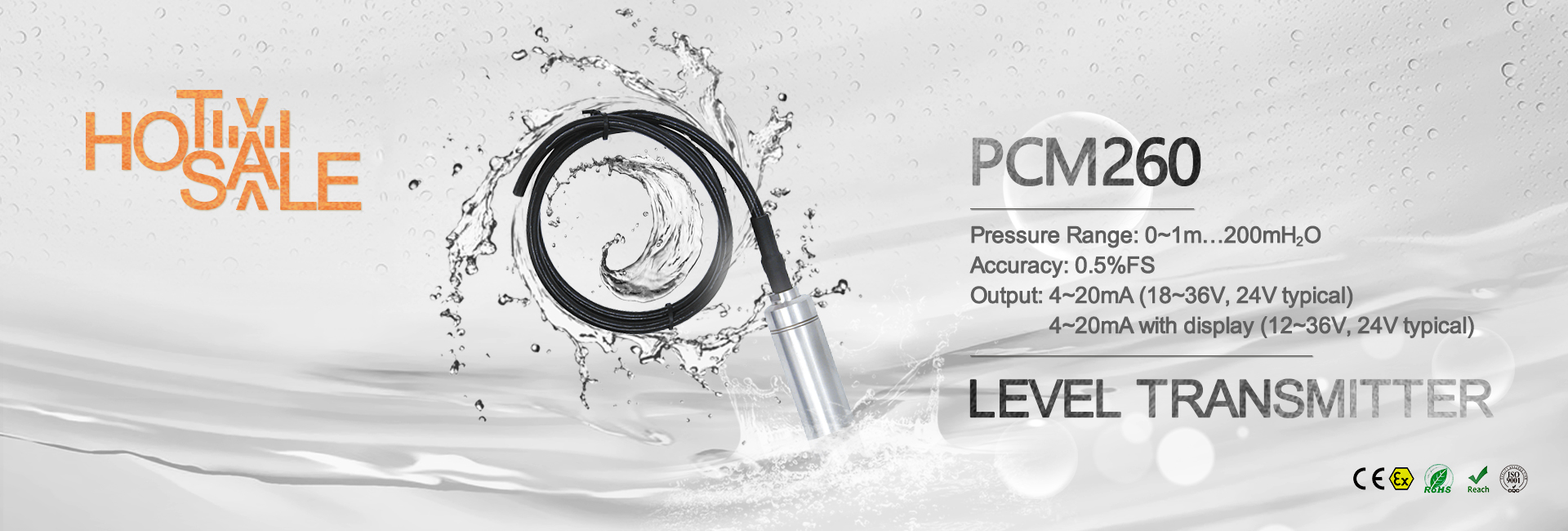 Level Sensor & Transmitter in Water Treatment Industry