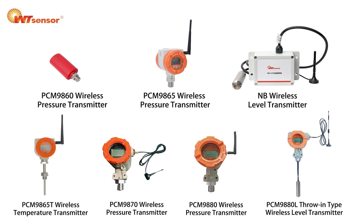 The WTSensor wireless range of pressure, level and temperature transmitters